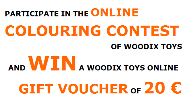 Woodix Toys online colouring contest
