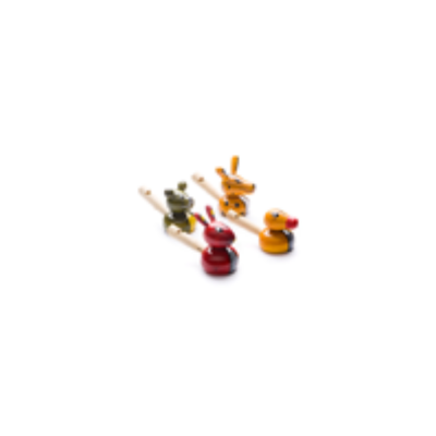 Indi wooden toys series: wooden animal whistles